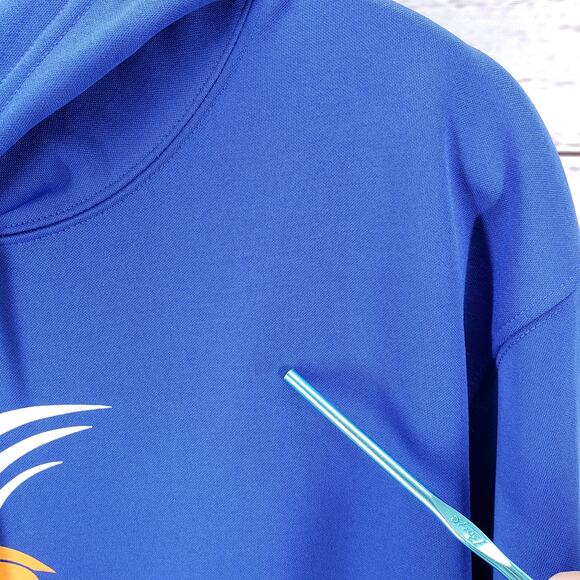 BAW Athletic Wear Men's Blue Slip On Hooded Jacket Size XL - Picture 4 of 12